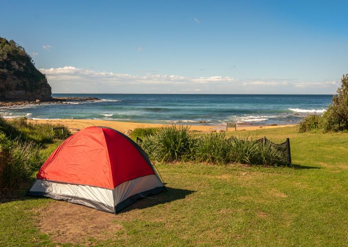Campground facilities at Little Beach campground, Bouddi National Park