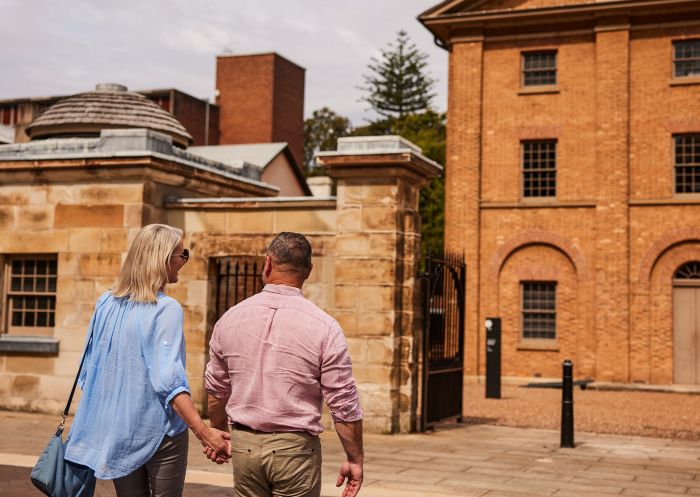 Hyde Park Barracks, Sydney Couple enjoying a visit to the Hyde Park Barracks, Sydney