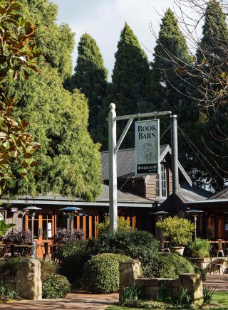 Exterior view of the Book Barn at Bendooley Estate, Berrima