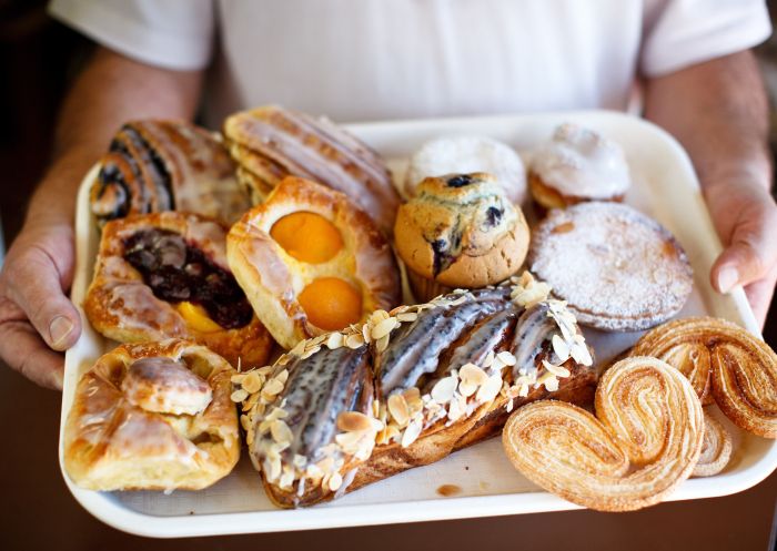 Baked goods at Bakery Patisserie Schwarz, Wentworth Falls Baked goods at Bakery Patisserie Schwarz, Wentworth Falls