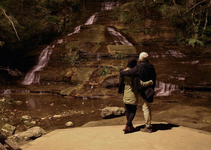 Katoomba Falls Reserve Night-lit Walk - Credit: Hayley Lewis