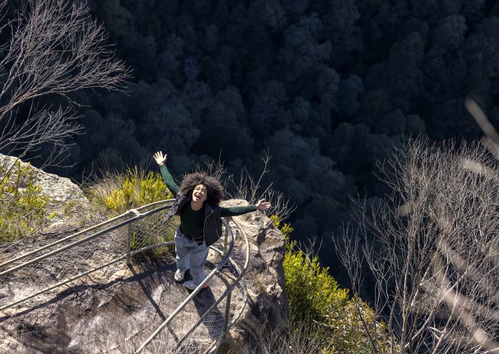 Govetts Leap lookout at Blackheath in Katoomba area, Blue Mountains