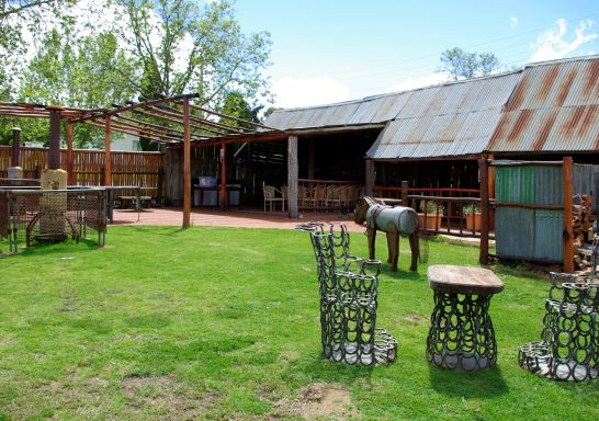 The Royal Hotel Dalton’s rustic beer garden, near Gunning