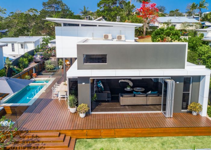 Elevation, Byron Bay - Credit: Elevation View of the deck and pool at Elevation, Byron Bay