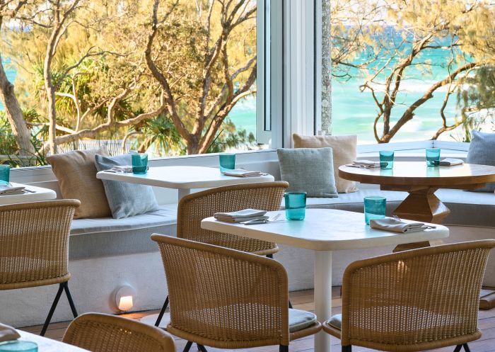 Dining room at Raes on Wategos, Byron Bay