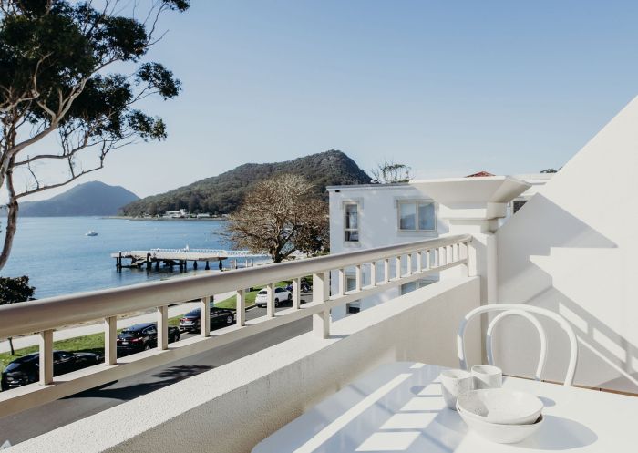 Shoal Bay Country Club, Shoal Bay - Credit: Shoal Bay Country Club Water views from the balcony at Shoal Bay Country Club, Shoal Bay